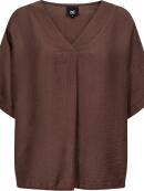 NÜ Denmark - Nü Denmark Cinda brun Bluse NÜ Denmark - Nü Denmark Cinda brun Bluse