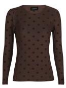 Libertè Essentiel - Libertè  Essentiel 22065 brun mesh bluse