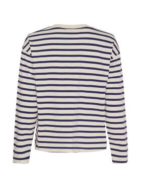 Marta Du Chateau Kara marine Bluse
