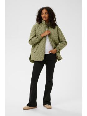 Kaffe Leila army quiltet Jakke