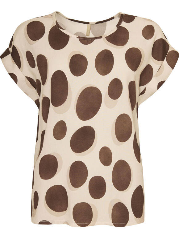 Ofelia - Ofelia Odette brun bluse Ofelia - Ofelia Odette brun bluse