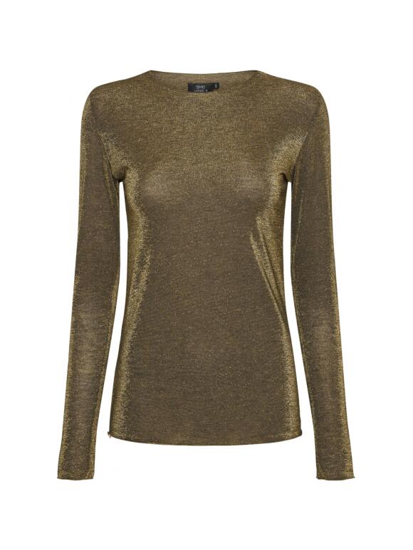 Three M - Three M guld mesh Bluse