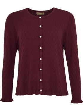 Ofelia Aja bordeaux cardigan