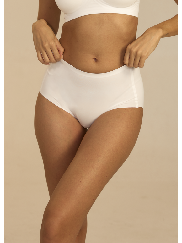 Femifemme - Femifemme 1001 hvid maxi trusse