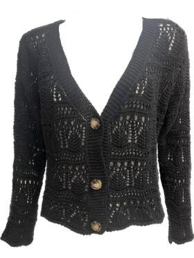 Lisbeth Merrild - Lisbeth Merrild sort strik Cardigan