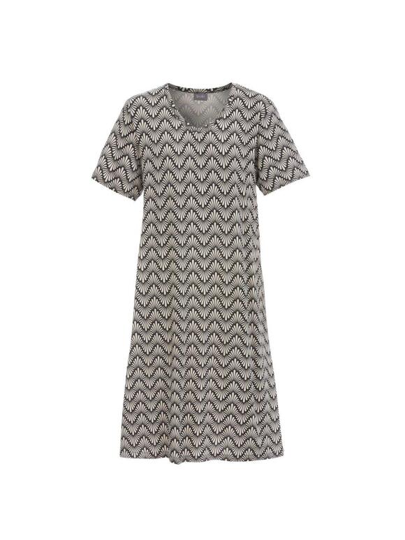 Trofé - Trofè sort/hvid Natkjole