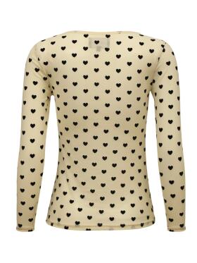 Libertè Mesh offwhite Bluse