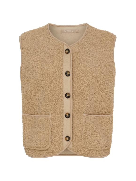 Marta Du Château - Marta Du Chateau Emmie camel vest