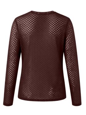 One Two Luxzuz Segberg brun Bluse One Two Luxzuz Segberg brun Bluse