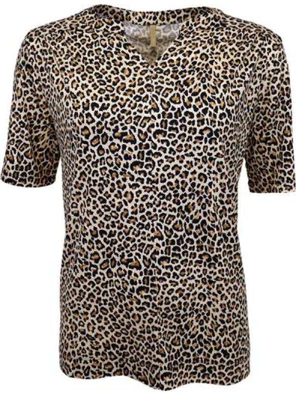 Ofelia - OFELIA BRUN LEOPARD T-Shirt