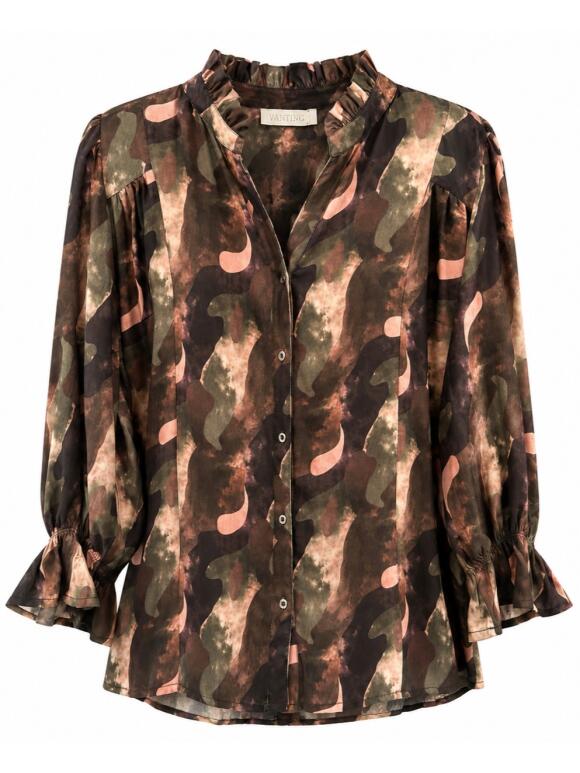 Vanting - Vanting 9913 army Skjorte/bluse Vanting - Vanting 9913 army Skjorte/bluse