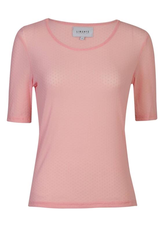Libertè Essentiel - Libertè Essentiel rosa mesh T-Shirt Libertè Essentiel - Libertè Essentiel rosa mesh T-Shirt