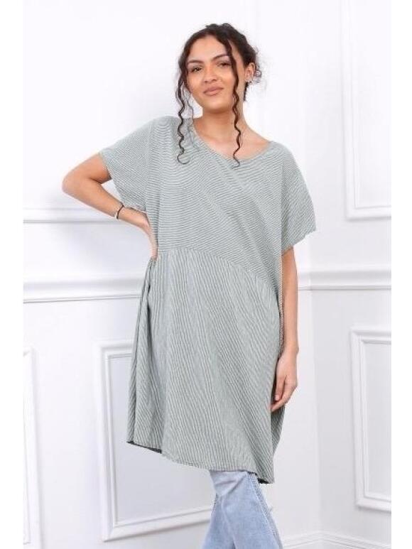 Vanting - Vanting TU10 khaki tunika kjole
