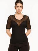 Libertè Essentiel - Libertè Essentiel sort mesh T-Shirt Libertè Essentiel - Libertè Essentiel sort mesh T-Shirt