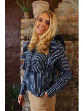 Liberte` Essentiels Heather blå Skjorte