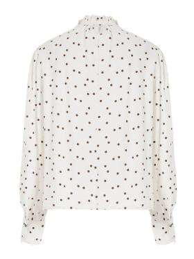 One Two Luxzuz Flow creme Skjorte bluse