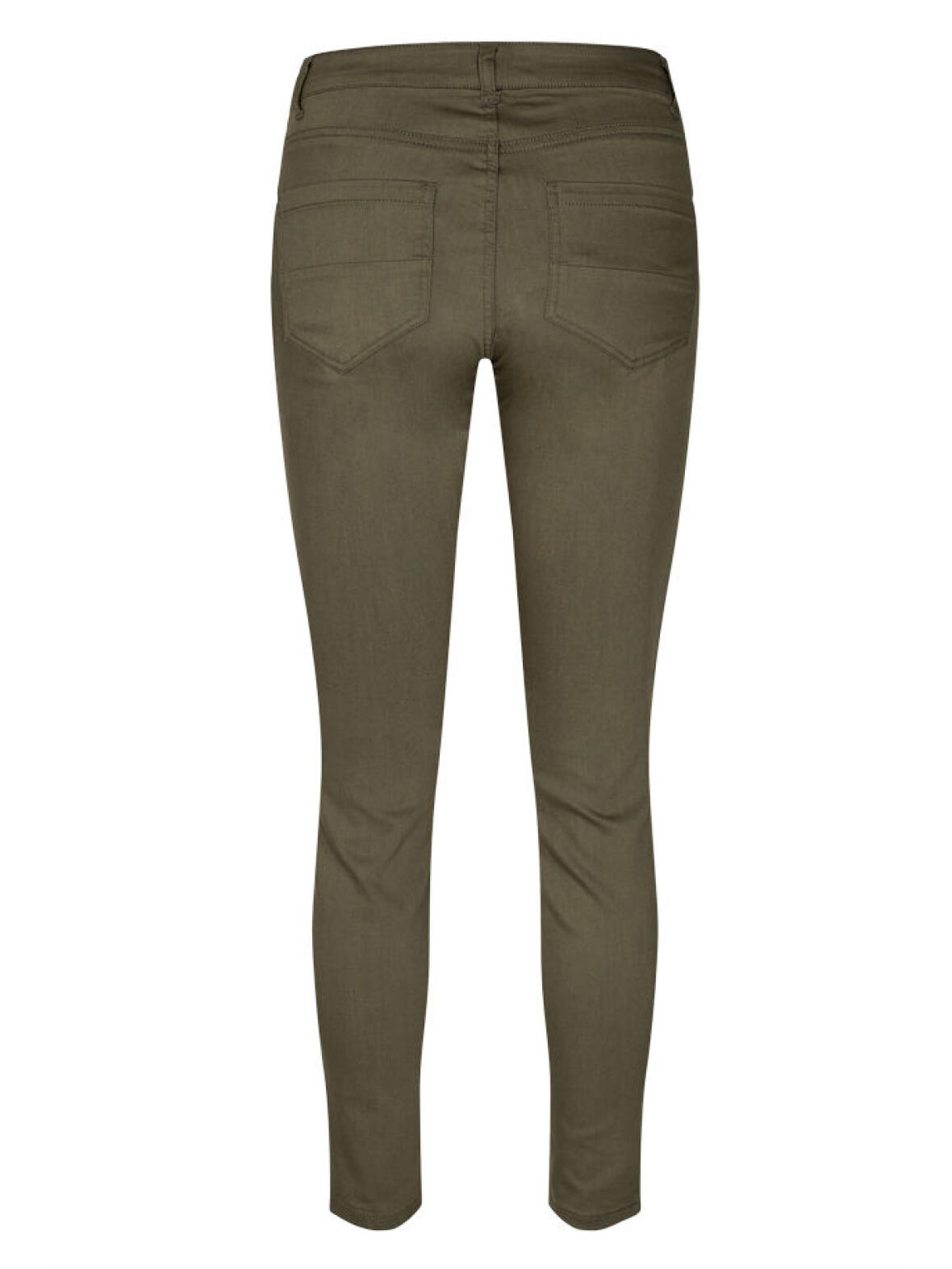 Midde Jeans 205113 Medium Blue Denim W Off White Bukser Fra Freequent main image 1