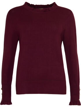 Ofelia Fanny bordeaux strik Ofelia Fanny bordeaux strik