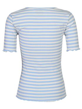 Libertè Essentiels Natalie lyseblå kort ærmet t-shirt