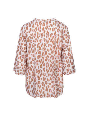 One Two Luxzuz Roseanne camel skjorte bluse