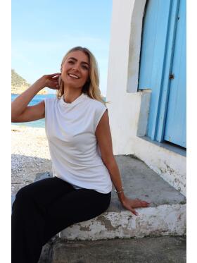 Libertè Essentiels Wanda offwhite top