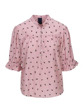 One Two Luxzuz - One Two Micaela pink skjorte/bluse