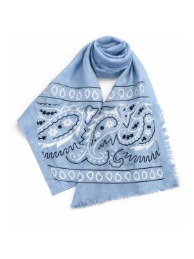Vanting 243098 lyseblå tørklæde