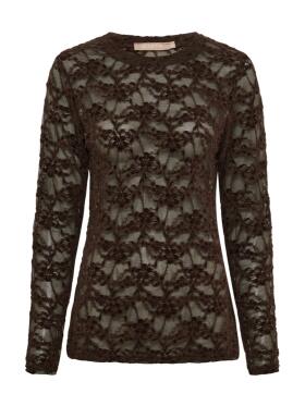 Marta Du Chateau Primula brun Bluse Marta Du Chateau Primula brun Bluse