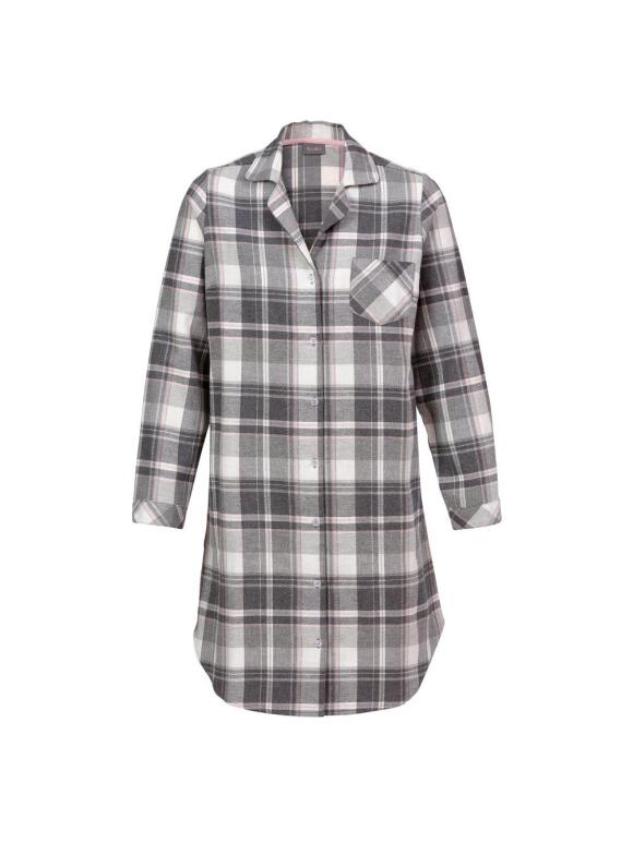 Trofé - Trofè grå flonels natskjorte Trofé - Trofè grå flonels natskjorte