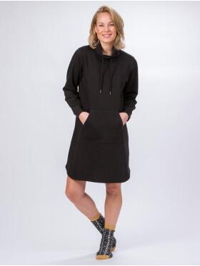 Trofè 54208 sort sweat kjole