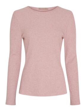 Marta Du Chateau Lunara rosa strik t-shirt