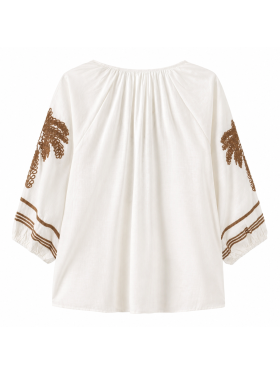 One Two Luxzuz Allie offwhite Skjorte/bluse