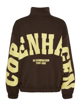 Marta Du Chateau Nete brun sweat cardigan