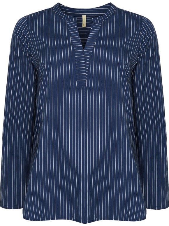 Ofelia - Ofelia Simi marine blå skjorte Ofelia - Ofelia Simi marine blå skjorte