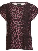 Libertè Alma bordeaux lux leo t-shirt