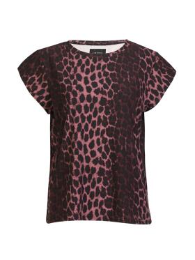 Libertè Alma bordeaux lux leo t-shirt