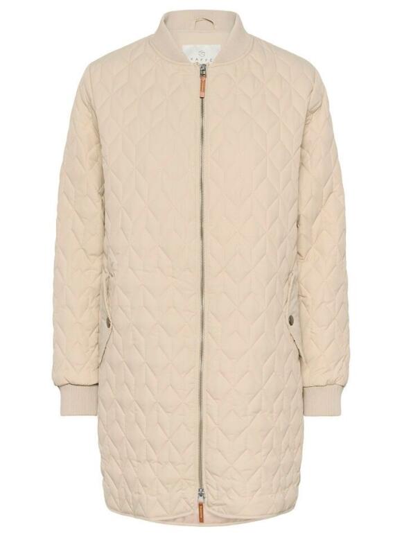 Kaffe - Kaffe Leila sand lang qiuiltet Jakke