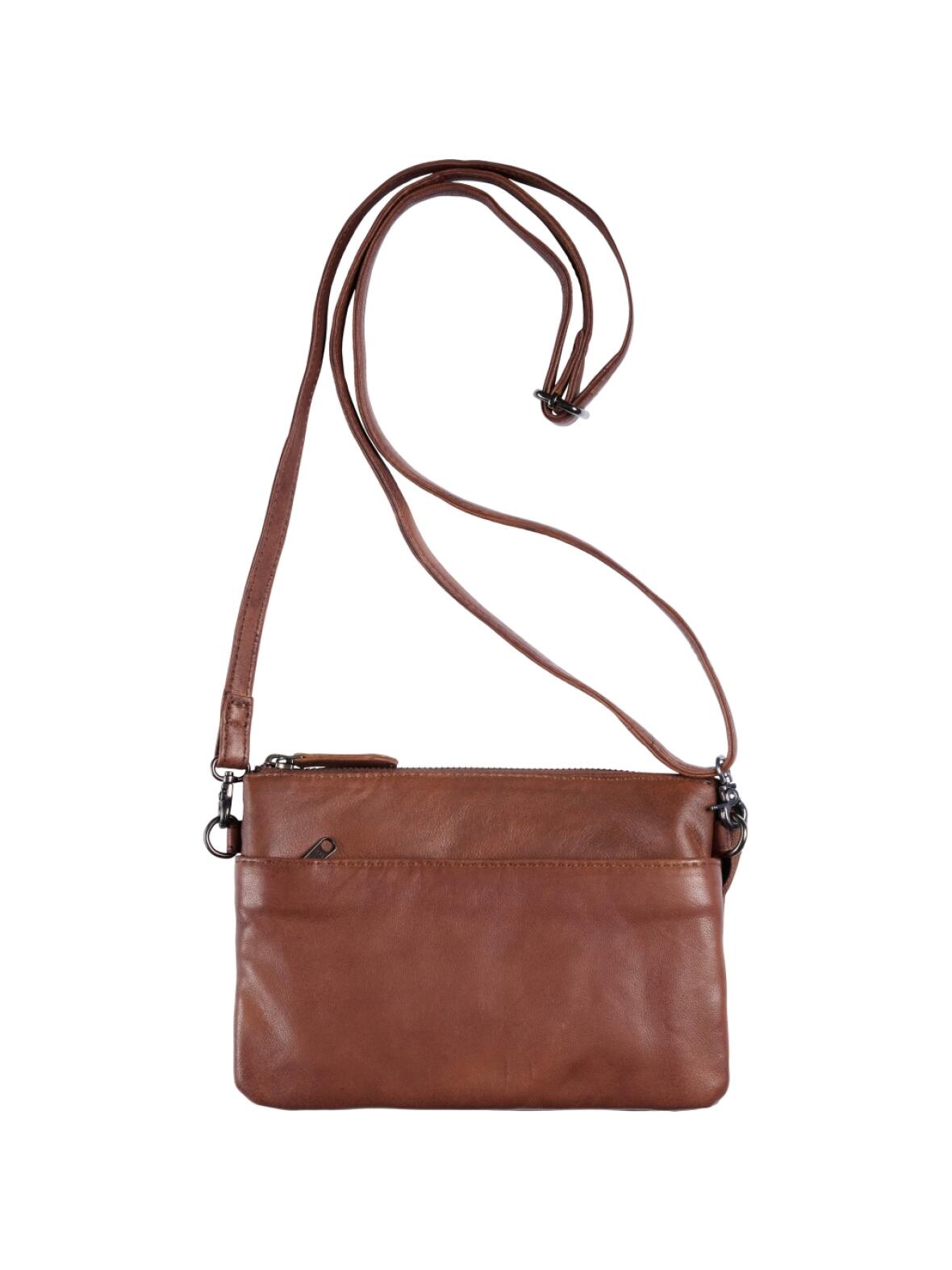 Stranden Råd baggrund Boutique Dorthe - Orchid cognac clutch taske/pung