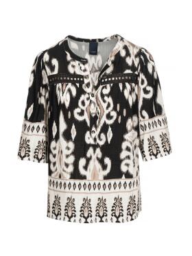 One Two luxzuz Carolanti sort skjorte bluse