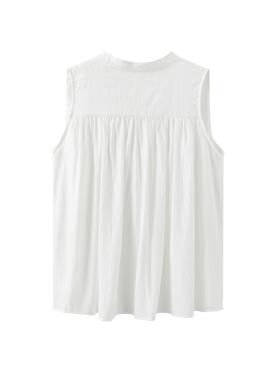 One Two Luxzuz Agathe offwhite top