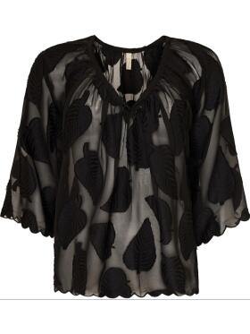 Ofelia Beate sort bluse