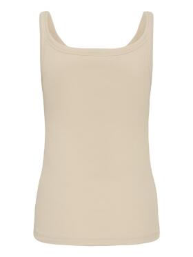 Kaffe Carna beige top